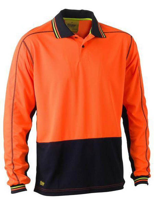 Bisley Hi Vis Polyester Mesh Polo - SafetyHQ
