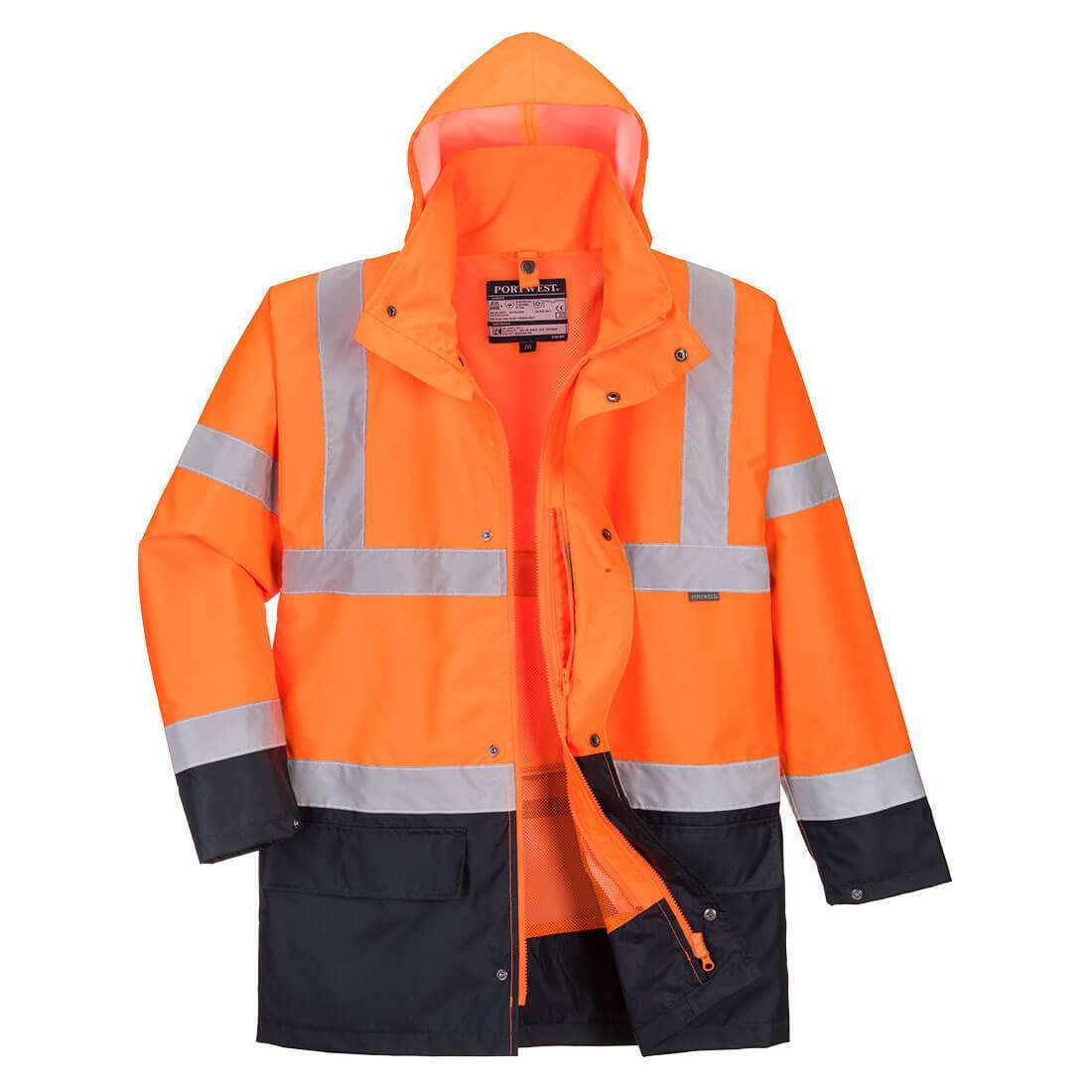 Essential 5in1 Hi-Vis Jacket Yellow/Black 3XL - SafetyHQ