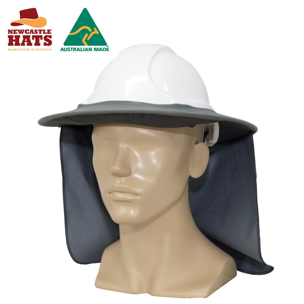 Hard Hat Brim With Brimlock And Cotton Flap SafetyHQ hard-hat-brim-with-brimlock-and-cotton-flap-safetyhq