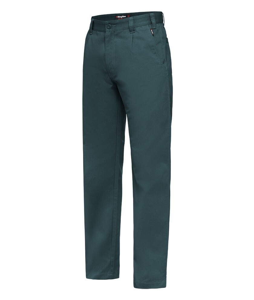 KingGee Mens Steel Tuff Drill Pants Colour Navy Size 89L - SafetyHQ