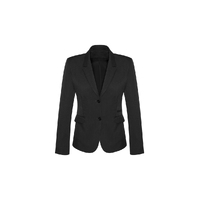 Biz Corporates Cool Stretch Womens Two Button Mid Length Jacket