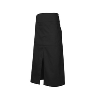 Continental Style Full Length Apron Black