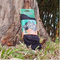 Bamboo Aussie Extra Thick Socks 3-Packs Black or Navy