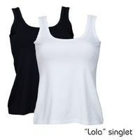 Bamboo Womens Singlet Lola