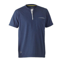 Bisley Flex & Move Cotton Henley Tee