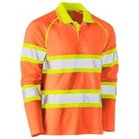 Bisley Tape Double Hi Vis Mesh Polo