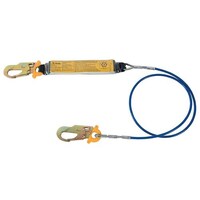 B-Safe Single Tail PVC Coated Wire Rope - 1.5m with Snap Hooks BL03111.5
