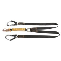 B-Safe 1.5m Twin Access Lanyard with Triple Action Karabiner and Scaffold Hook BL044221.5