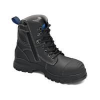 Blundstone 997 Black Platinum Quality Water Resistant Leather 150mm Height Safety Boot