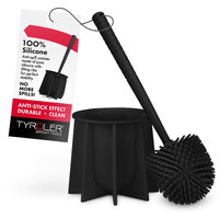 Tyroler BrightTools Antibactrial Toilet Brush (Black)