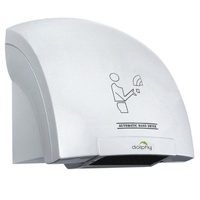 Dolphy eco touchless automatic wall mount hand dryer 1800w abs - white
