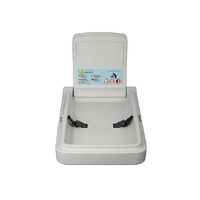 Dolphy waterproof high density polyethylene baby change station - grey