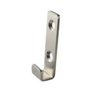 Single robe hook - silver