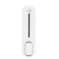 Dolphy multi compatible abs wall mount soap dispenser 300ml - white