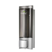 Dolphy manual transparent abs soap dispenser 200ml - transparent