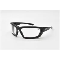 Eyres by Shamir BYRON Foam Matt Grey Frame Clear Anti-Fog Lens Safety Glasses