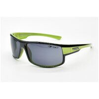 Eyres by Shamir 4EVER Shiny Black & Green Frame Grey Lens Safety Glasses