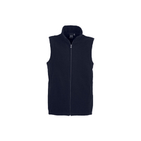 Biz Collection Mens Plain Micro Fleece Vest