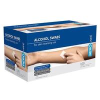 Alcohol Wipe Sachet 100x Pack