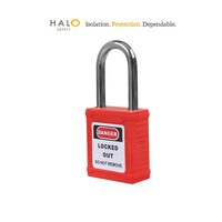 Halo Safety 38mm Safety Lock Red KD One Key (10 PACK)