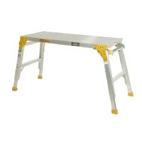 Gorilla Workplatform with connecting brackets 450mm wide platform 0.6-0.9m (2-3ft) 150kg Industrial