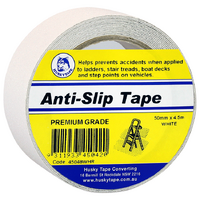 Husky Tape 6x Pack 450 White Anti Slip Tread Tape 50mm x 4.5m