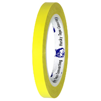 Husky Tape 48x Pack 490 Yellow Polyester Insulation Tape 18mm x 66m