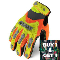 Ironclad Command Impact Hi-Viz Work Gloves Buy 1 Get 1 Free