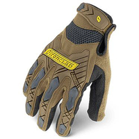 Ironclad Command Impact Brown Work Gloves