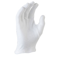 Maxisafe Interlock Poly/Cotton Glove Hemmed Cuff 12x Pack