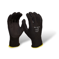 Rippa Grippa' Black Nitrile Coated Synthetic Glove