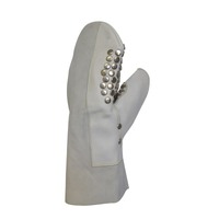 Maxisafe Studded Leather Plumbers Glove left hand Retail Carded