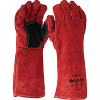 Western Red Premium Welders Gantlet