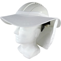 Maxisafe Hard Hat Brim with Neck Flap