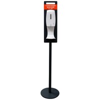 Powder Coated Floor Dispenser stand round base complete with Spray Dispenser