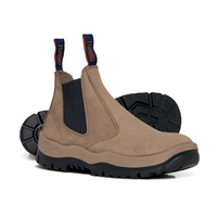 Mongrel Elastic Sided Safety Boot Stone