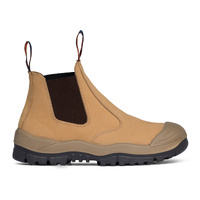 Mongrel Elastic Sided Safety Boot with Scuff Cap Wheat