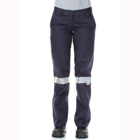 WORKIT Womens Regular Weight Cotton Drill Taped Work Pants