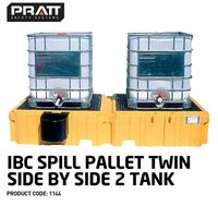 IBC Spill Pallet Twin Side By Side 2 Tank