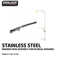 Stainless Steel Braided Hose Assembly for No Bowl Showers