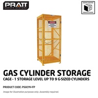 Gas Cylinder Storage Cage 1 Storage Level Up To 9 G-Sized Cylinders (Comes Flat Packed Assembly Required)