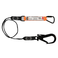 Elite Single Leg Shock Absorbing Webbing Lanyard with Hardware KT & ST