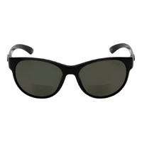 Ugly Fish IRIS BIFOCAL Shiny Black Frame Smoke Lens +2.00 Bifocal Fashion Glasses