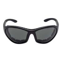 Cruize polarised motorcycle sunglasses rsp909 - matt black frame/smoke lens
