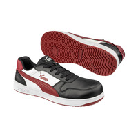 Puma Safety Men's Front Court Low Shoes Colour Red/Black