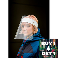 300m APET Face Shield 100 Pack Clear Buy 1 Get 1 Free