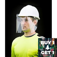 500m APET Helmet Screen 250 Pack Clear Buy 1 Get 1 Free