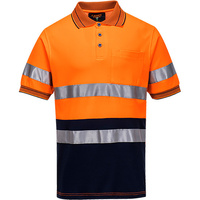 Prime Mover Short Sleeve Cotton Comfort Polo with Tape