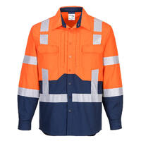 Portwest Hi-Vis Stretch Work Shirt L/S