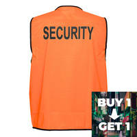 Prime Mover Security Hi-Vis Vest Class D 3x Pack Buy 1 Get 1 Free